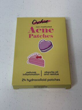 Orchid Hydrocolloid Acne Patches Dessert Shapes 24 Count